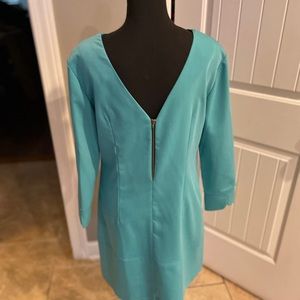 NWT teal sheath lined women’s dress sz 10-12